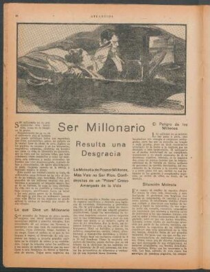 Ser millonario resulta una desgracia