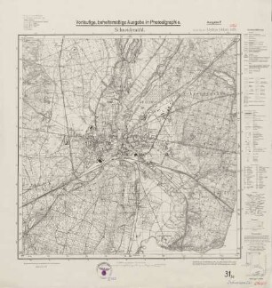 2866 (alte Nr.: 1419) Schneidemühl, Meßtischblatt (4cm - Karte)