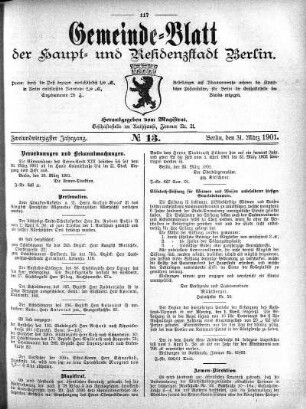 1901,13: No. 13, 31. März 1901
