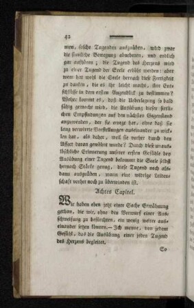 Achtes Capitel.