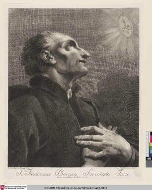 S. Franciscus Borgia Societatis Jesu
