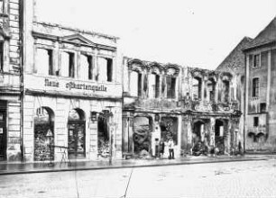 Görlitz, zerstörte Bebauung, Obermarkt 30-31, ehemals barocke Wohn- und Geschäftshäuser