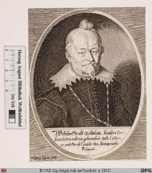 Bildnis Wilhelm Slawata (1621 Graf von Chlum u. Koschumberg)