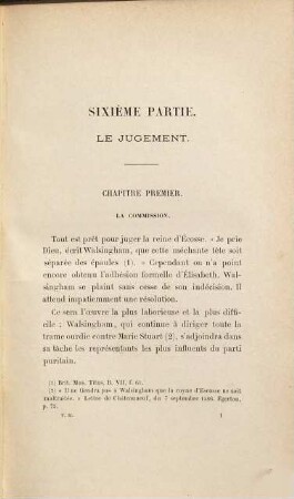 Marie Stuart : l'oeuvre puritaine ; le procès, le supplice ; 1585 - 1587, 2