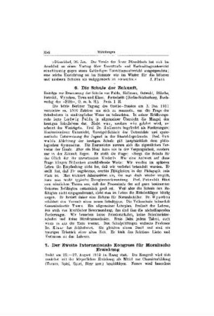Der Zweite Internationale Kongress für Moralische Erziehung