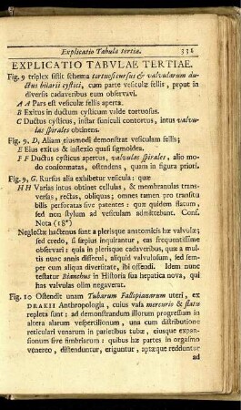 Explication Tabulæ Tertiæ.