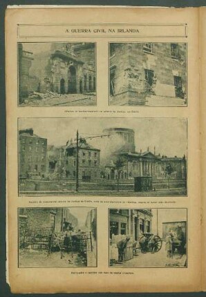 A guerra civil na Irlanda