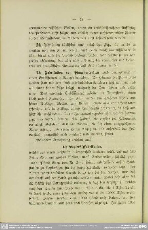 Fabrikation von Pianofortesitzen