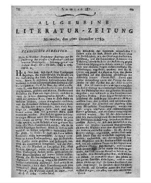Freyburger Beyträge zur Beförderung des ältesten Christenthums und der neuesten Philosophie / hrsg. von Kaspar Ruef. - Ulm : Wohler H. 4.-6. 1788-1789
