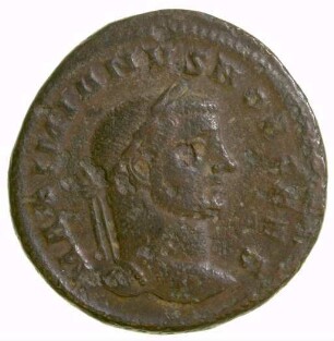 Münze, Follis, 296 - 297