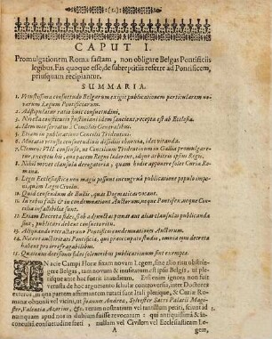Ius Belgarum circa bullarum pontificiarum receptionem