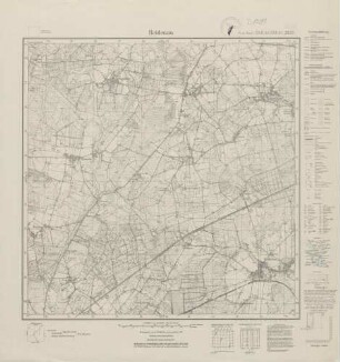 2623 (alte Nr.: 1210) Heidenau, Meßtischblatt (4cm - Karte)