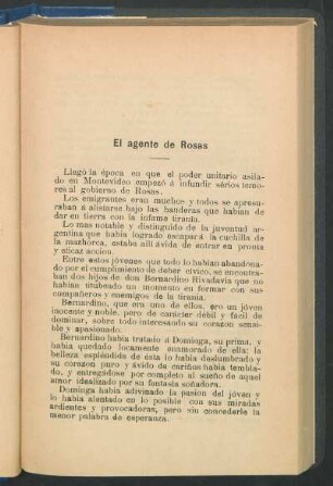 El agente de Rosas