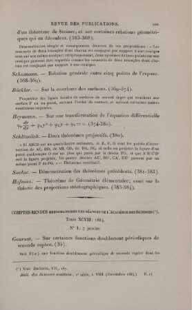 Comptes Rendus.