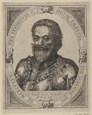 Bildnis des Philip Emanvel von Lorrayne