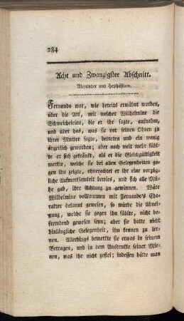 Acht und Zwanzigster Abschnitt. Alexander und Hephästion