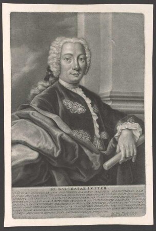Porträt Johann Balthasar Lutter (1698-1757)