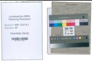 Entnazifizierung Moritz Hirschfeld , geb. 00.00.0000 (Schlosser)