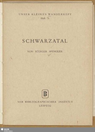 Schwarzatal