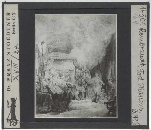 Rembrandt, Marientod (Druck B099) (Expl. Washington NGA 1943.3.7171)