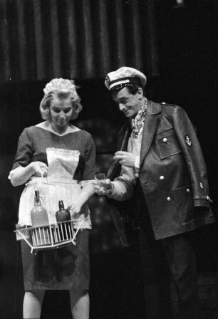Szenenbilder aus "In Frisco ist der Teufel los", Musical von Guido Masanetz. Metropol-Theater Berlin, 22.03.1962