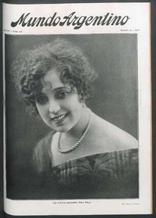 Las actrices nacionales: Pura Blaya [Fotografía]
