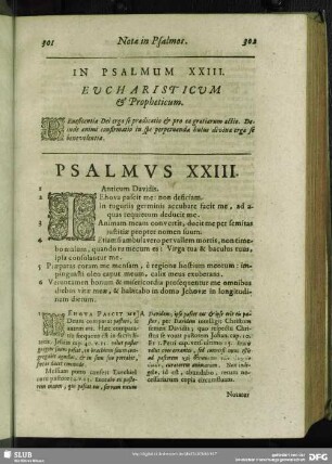 In Psalmum XXIII. Psalmus XXIII.