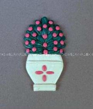 Christbaumschmuck: Pflanze mit Topf