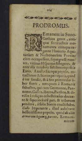 Prodromus.
