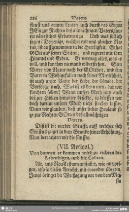 VII. Articul