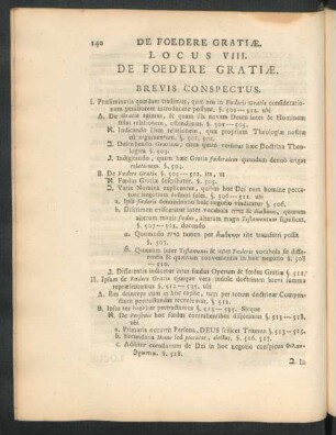 Locus VIII. De Foedere Gratiae