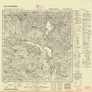 2399 Großrosen, Topographische Karte 1:25000 (4cm - Karte)