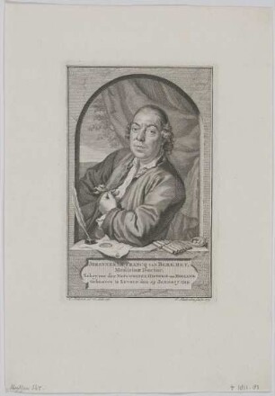 Bildnis des Johannes Le Francq van Berkhey