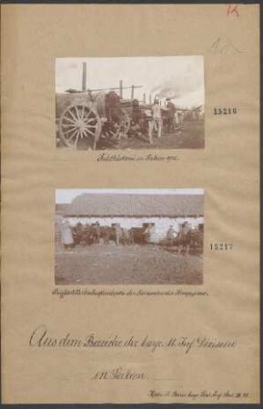 In Serbien: Büffelstelle des Zugtierdepots der Kommandantur Kragujevac