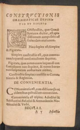 De Convenientia.