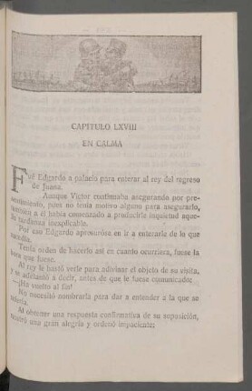 Capítulo LXVIII - En calma