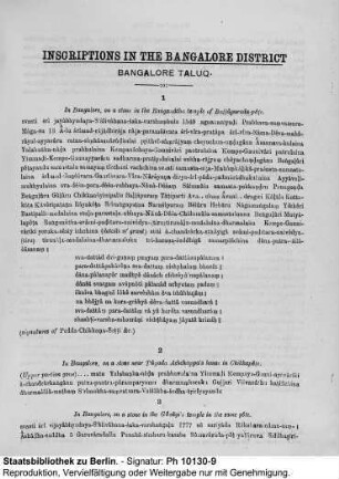 Inscriptions in Roman script