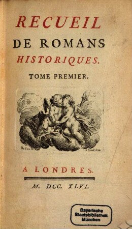 Recueil De Romans Historiques. 1