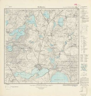 2338 (alte Nr.: 946) Dobbertin, Meßtischblatt (4cm - Karte)