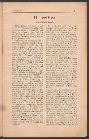 De crítica