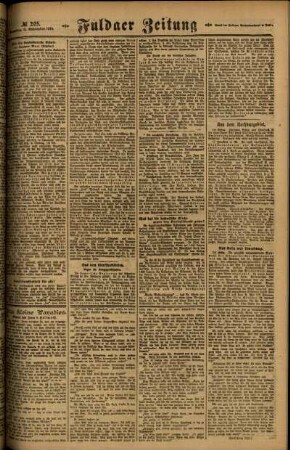 Zweite Ausgabe vom Samstag, den 06. September 1919.