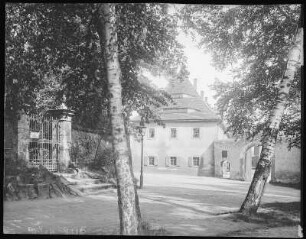 Freiberg. Partie am St Johannisfriedhof