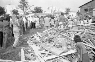 Einweihung des Bauspielplatzes in Oberreut