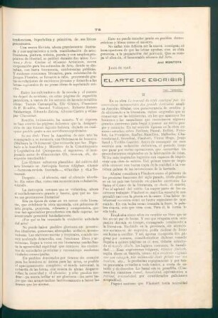 El arte de escribir - [Continuación]