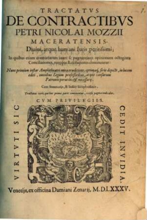 Tractatus de Contractibus
