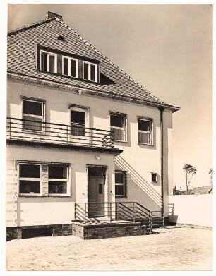 Zuckerraffinerie Fr. Meyers Sohn, Tangermünde Direktorwohnhaus: Direktorwohnhaus Seitenansicht