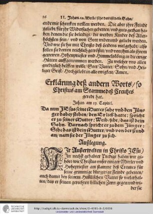 Erklärung deß andern Worts