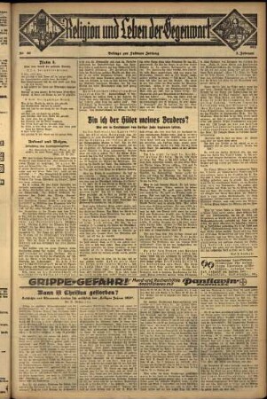 Zweite Ausgabe vom Sonntag, den 05. Februar 1933.