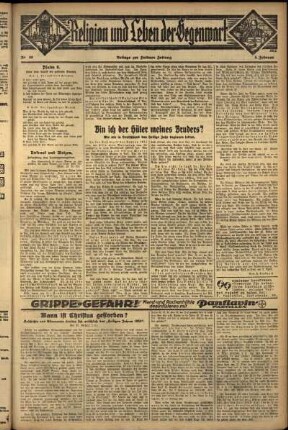 Zweite Ausgabe vom Sonntag, den 05. Februar 1933.