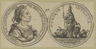 Bildnis des Augustus II., König von Polen